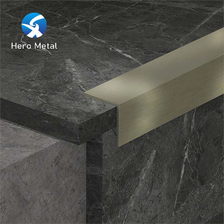 brass tile trim