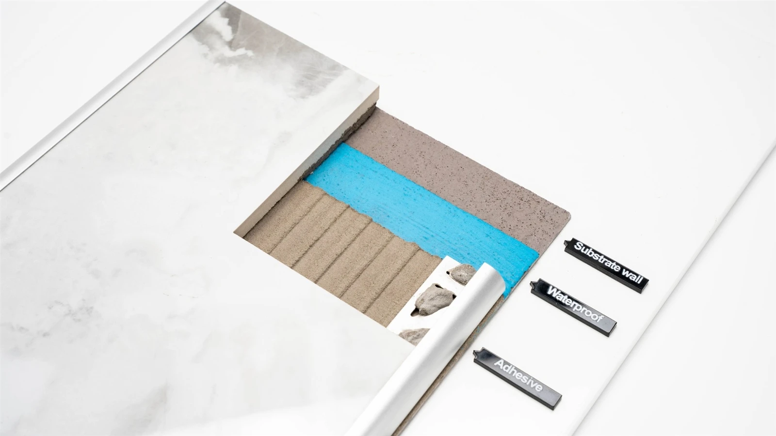 hero metal tile trim cross-section-model 01 hero metal tile trim cross-section-model 01